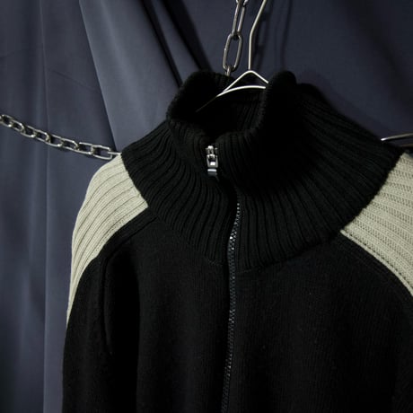 90s Euro PUMA Double Zipper Drivers Knit