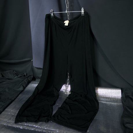 90s~00s Choices Mexico made Acetate Velor Wide Leg Easy Pants