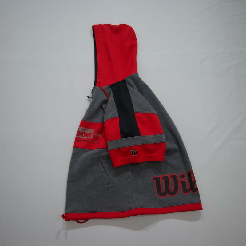 90s Wilson Hit Union Half Zip S/S Hoodie | HOW