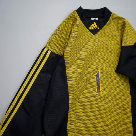Late90s~Early00s Adidas UK made GORE WINDSTOPPER Succer Keeper Pullover L/S Game Shirts