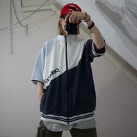90s~00s Pelle Pelle Short Sleeves Track Jacket