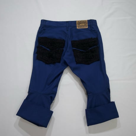 90s Christopher Nemeth Draping Fur Switching Pants
