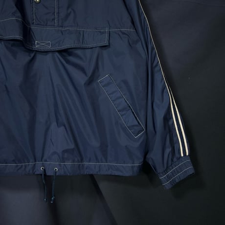 90s~00s GAP VARSITY CLASSIC Half Zip Sideline Nylon Pullover Hoodie Jacket