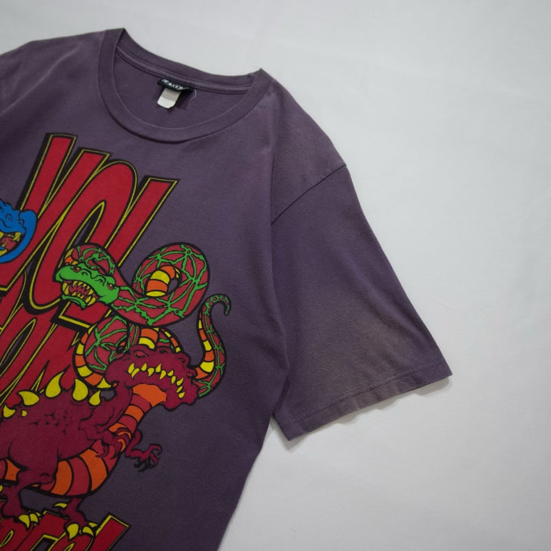 90s~00s Volcom Snakes&Dinosaurs Creatures S/S T