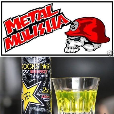 METAL MULISHA×ROCK STAR Skull Embroidery Sleeveless Tee