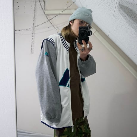 90s~00s Adidas 2way Detachable Vest Jacket
