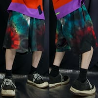 NIKE “10s TUNE Spice” Fractal DeepSea&Galaxy Psychedelic Full Graphic Easy Baggy Short/Track Pants