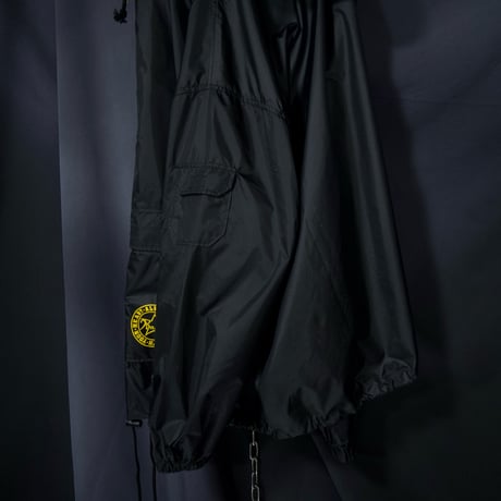 80s~90s Kansai O2 Deadstock Halfzip Nylon Anorak Hoodie Jacket