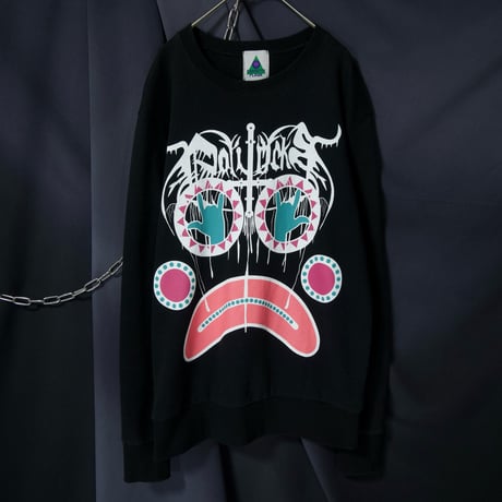 10s CASSETTE PLAYA Face Graphics Sweatshirt