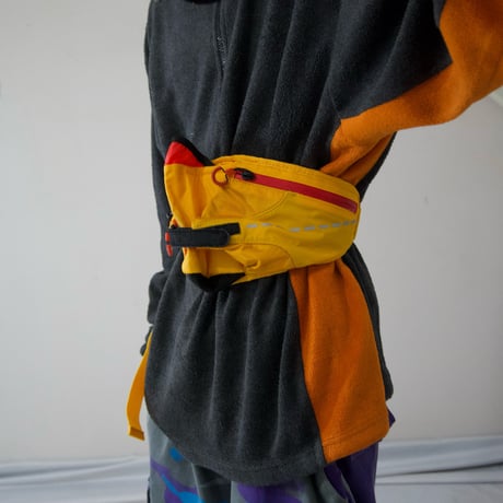 NIKE 3Pockets Velcro Tape TechDesign One shoulder Waist Bag