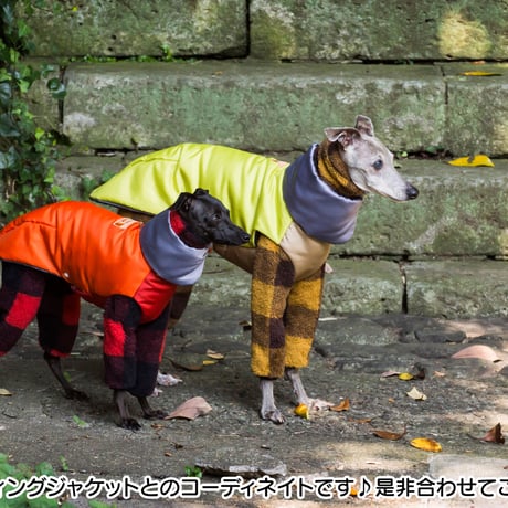 シープフリース・チェックカバーオール
