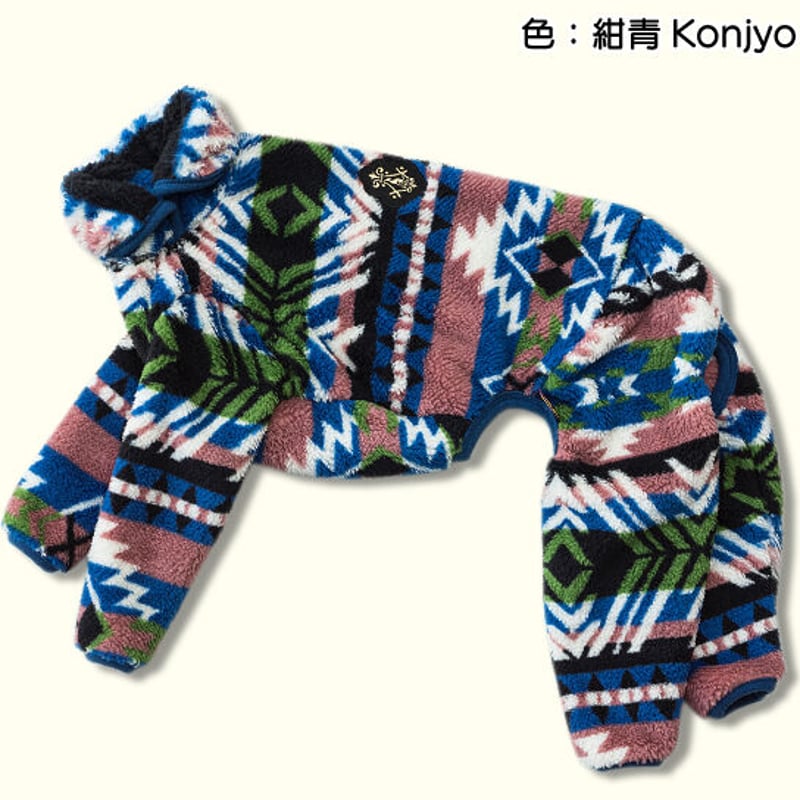 シープフリース・カバーオール 幾何（2） | FEEL SO DOOG（フィール