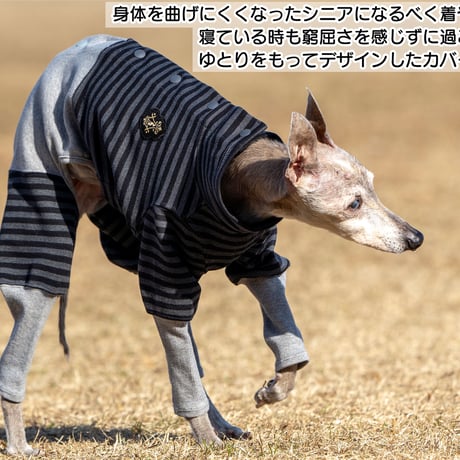 ウォームボーダーカバーオール