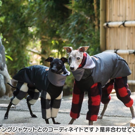 シープフリース・チェックカバーオール