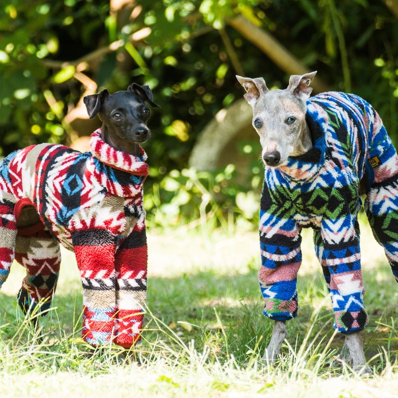 シープフリース・カバーオール 幾何（2） | FEEL SO DOOG（フィール