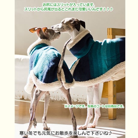 格子縞コート