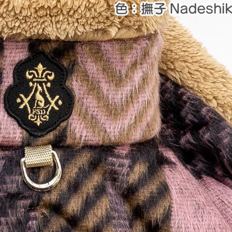シャギーチェックコート
