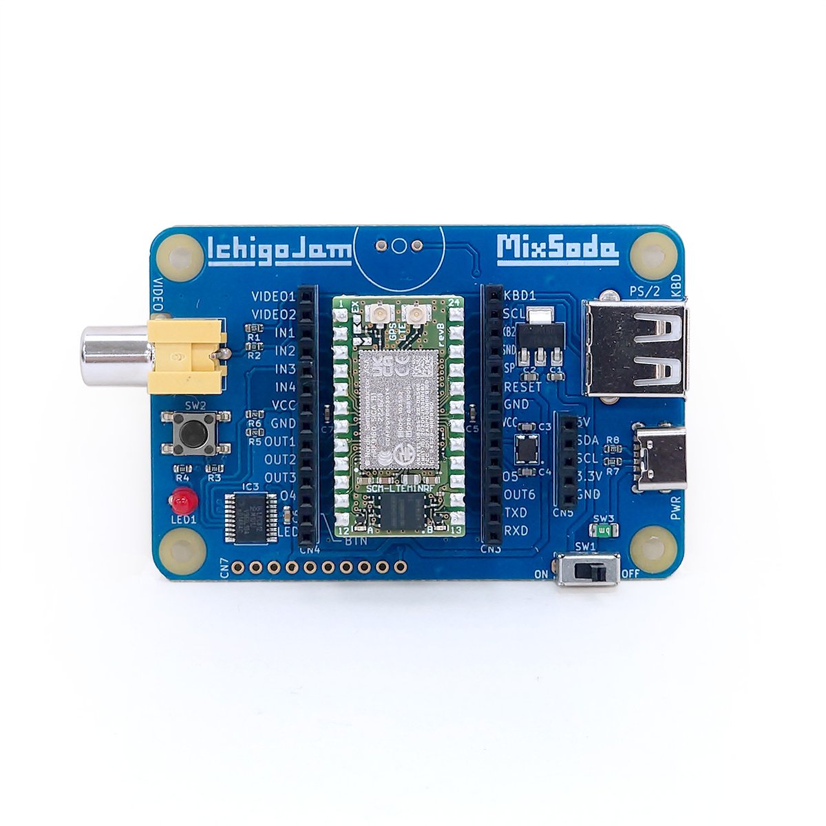 アイチャコさま確認ページ♡ IchigoDakeシリアル通信ボードセット M02 | Programming Club N