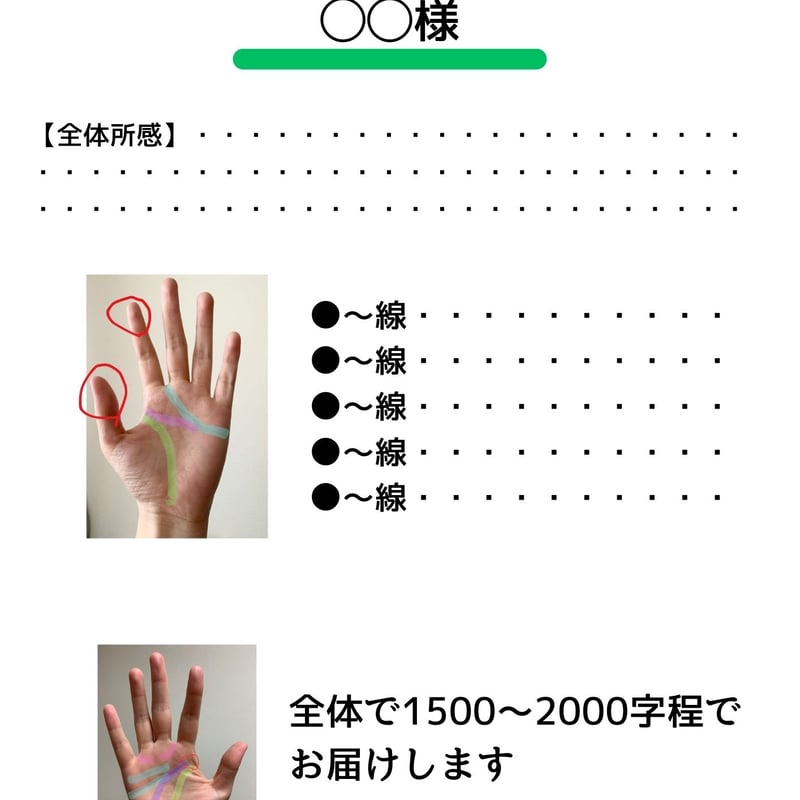 鑑定書付き・先着5名様まで】手相占い | 占い 風の木