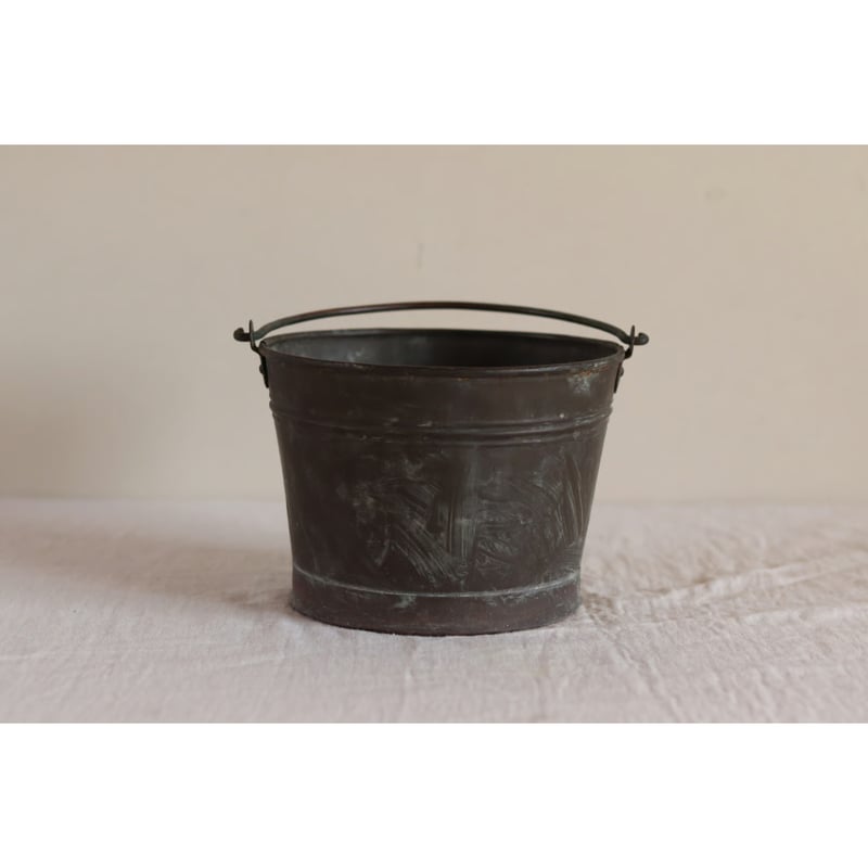アンティーク古道具　銅製バケツ 銅製 バケツ アンティーク ヴィンテージ 雑貨 インテリア 日本の道具