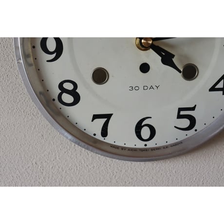 古い文字盤の時計