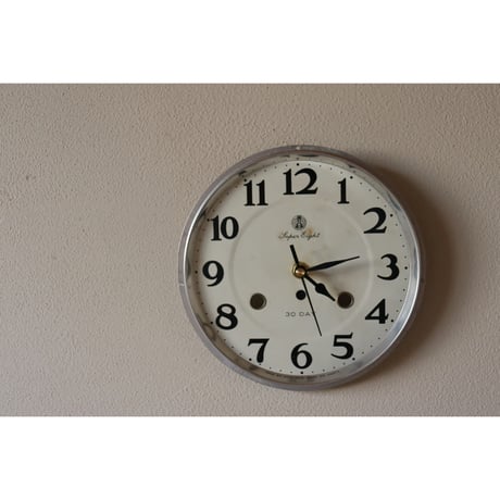 古い文字盤の時計
