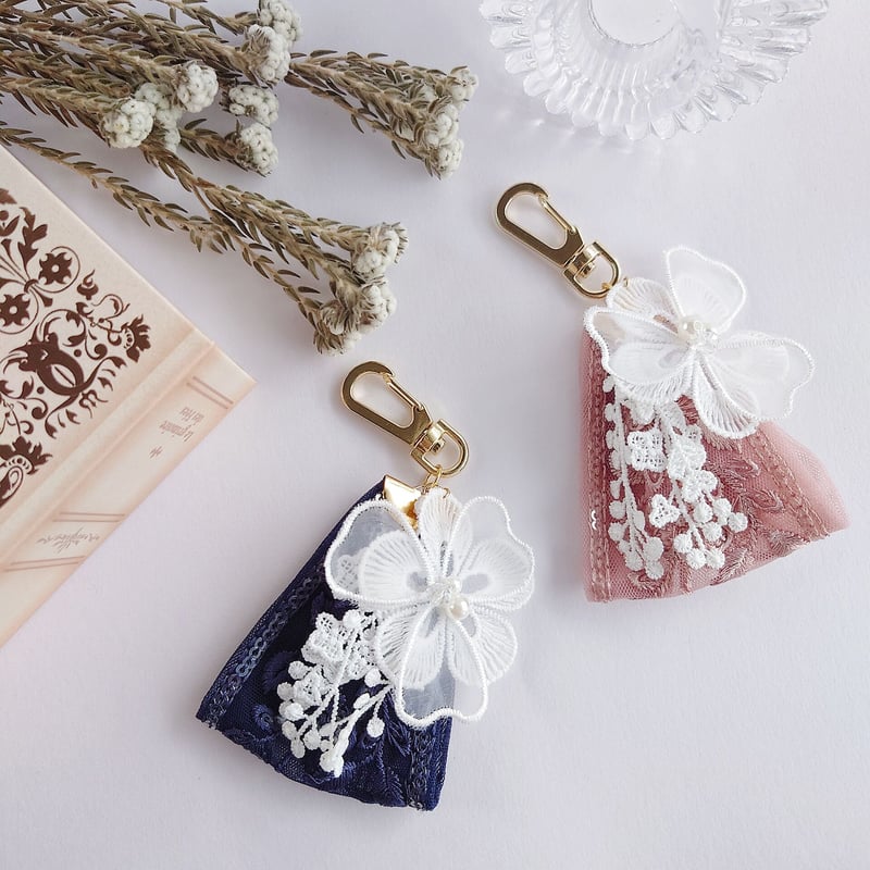 インド刺繍リボンタッセル♪ インド刺繍リボン+タッセル【No.127】④ピンク×ピンク◼️50cm×2