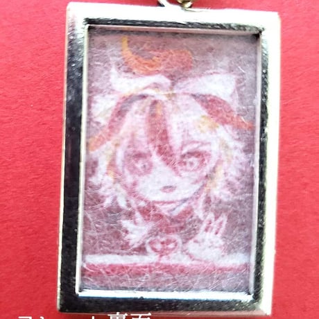 【売り切れ】流夢といっしょ　手描き根付すとらっぷ