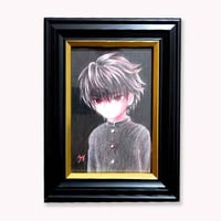 【ミニ原画】夢の男の子　肖像1