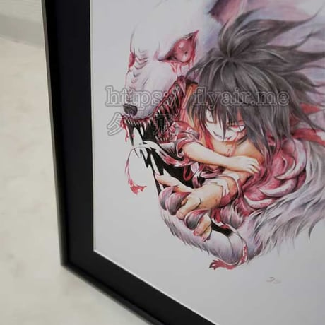 【絵画】狼
