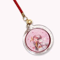 売り切れ　根付ストラップ　夢の女の子【原画・夢のしずく】