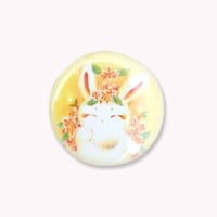 【新作】ミニ缶バッジ　キンモクセイ
