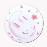 【再販】さらふわ缶バッジ　夢うさぎ