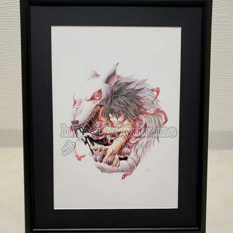 【絵画】狼