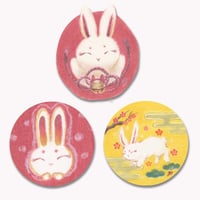 夢うさぎシールセット（3種6枚入）