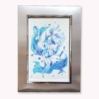 売り切れ【ポストカード原画】涙抱いて