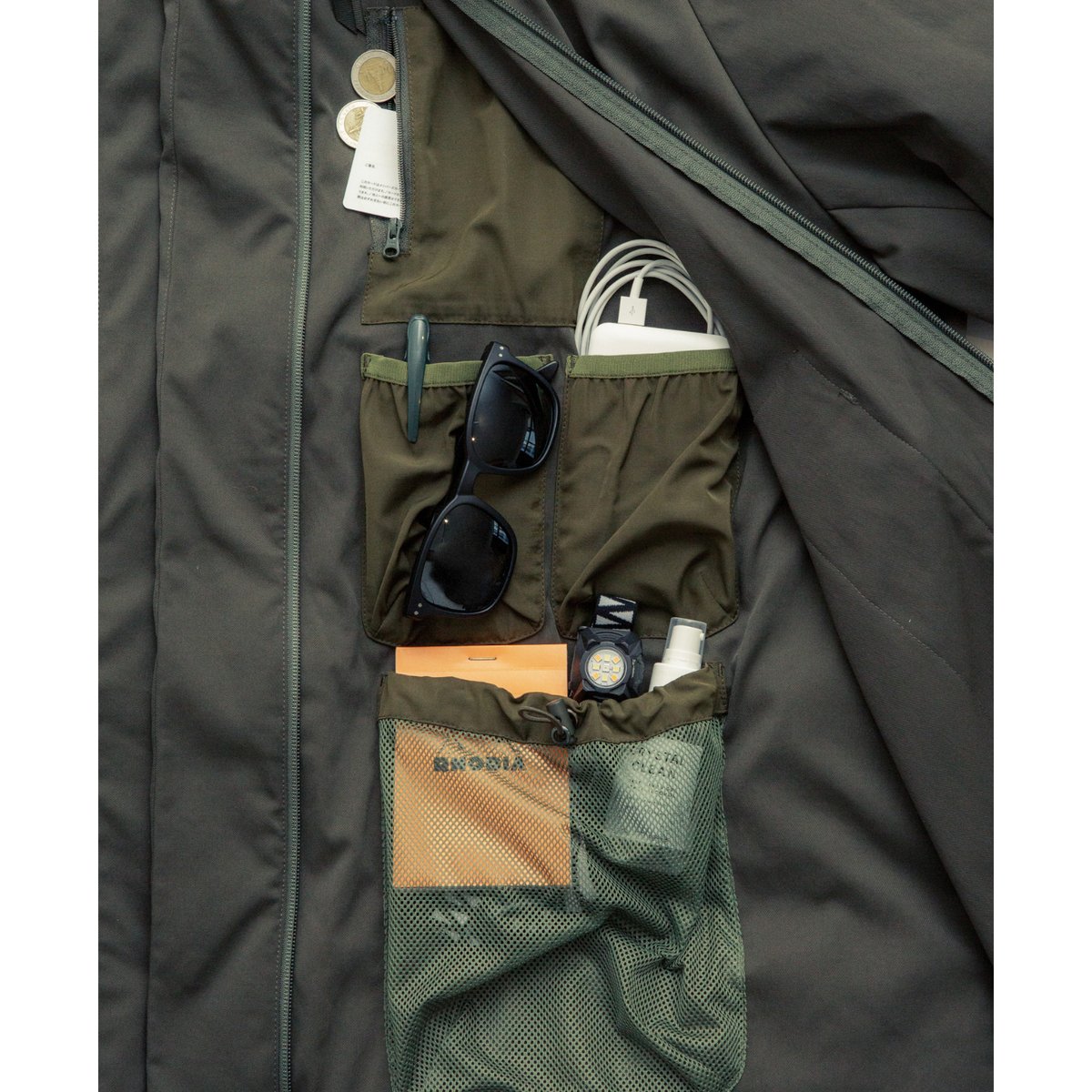 UTILITY SHOOTING COAT（KHAKI） | HOUYHNHNM