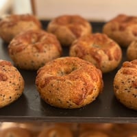 ブロックベーコンチーズベーグル // 5個パック