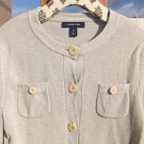 patch pocket cardigan