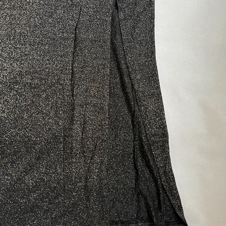GOLD glitter slit skirt