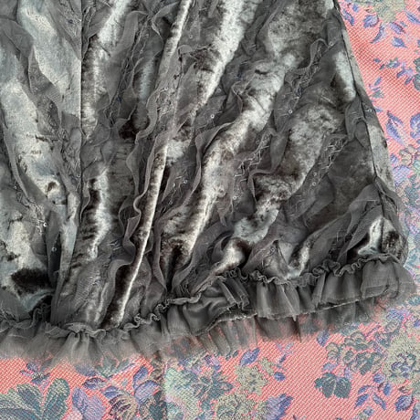 velours skirt