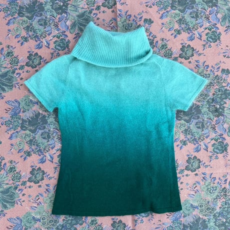 gradation turtleneck knit