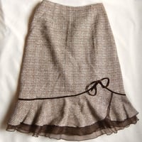 tweed tight skirt