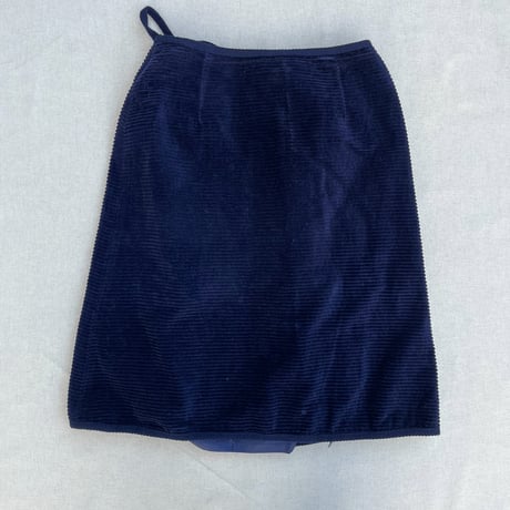 Corduroy wrap skirt