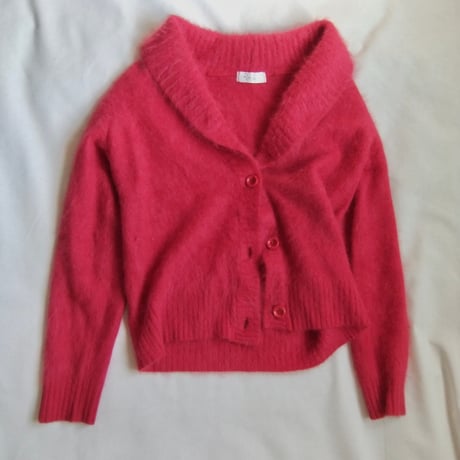 pink cardigan