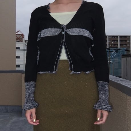 glitter design cardigan