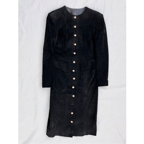 Suede Leather　dress