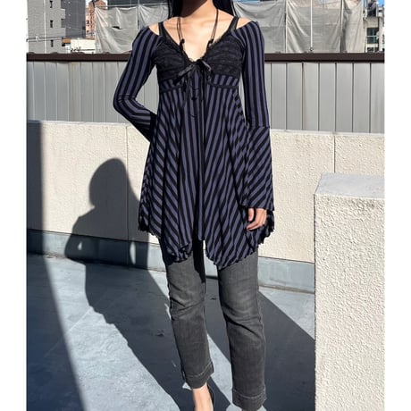 Stripe mini one-piece
