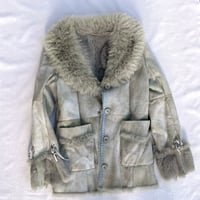 rabbit fur outer