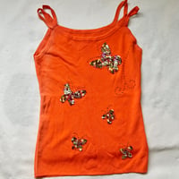 Orange bijou camisole